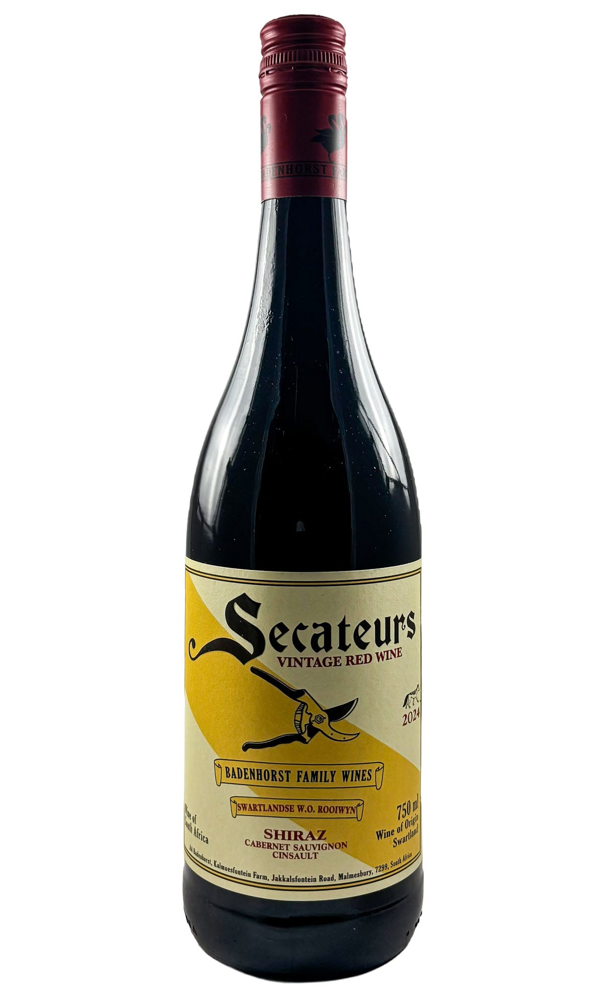 Bottle of Badenhorst, Secateurs Red Blend, 2024 - Red Wine - Flatiron Wines & Spirits - New York