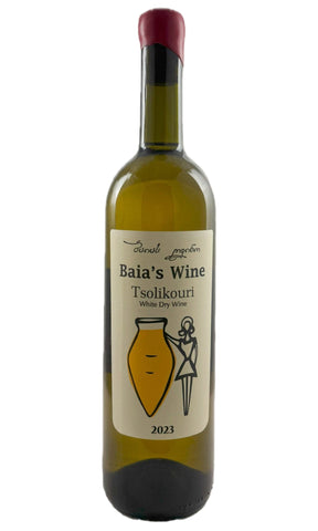Bottle of Baia's Wine, Tsitska Tsolikouri, 2023 - Orange Wine - Flatiron Wines & Spirits - New York