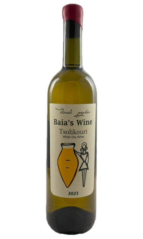 Bottle of Baia's Wine, Tsitska Tsolikouri, 2023 - Orange Wine - Flatiron Wines & Spirits - New York
