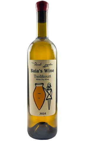 Bottle of Baia's Wine, Tsolikouri, 2024 - Orange Wine - Flatiron Wines & Spirits - New York