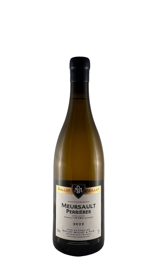 Bottle of Ballot-Millot, Meursault 1er Cru Perrieres, 2022 - White Wine - Flatiron Wines & Spirits - New York