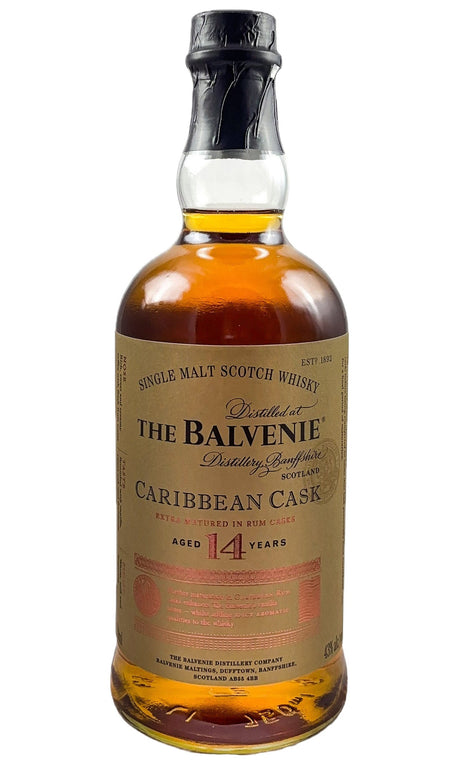Bottle of Balvenie, Single Malt Scotch Caribbean Cask, 14 Year - Spirit - Flatiron Wines & Spirits - New York