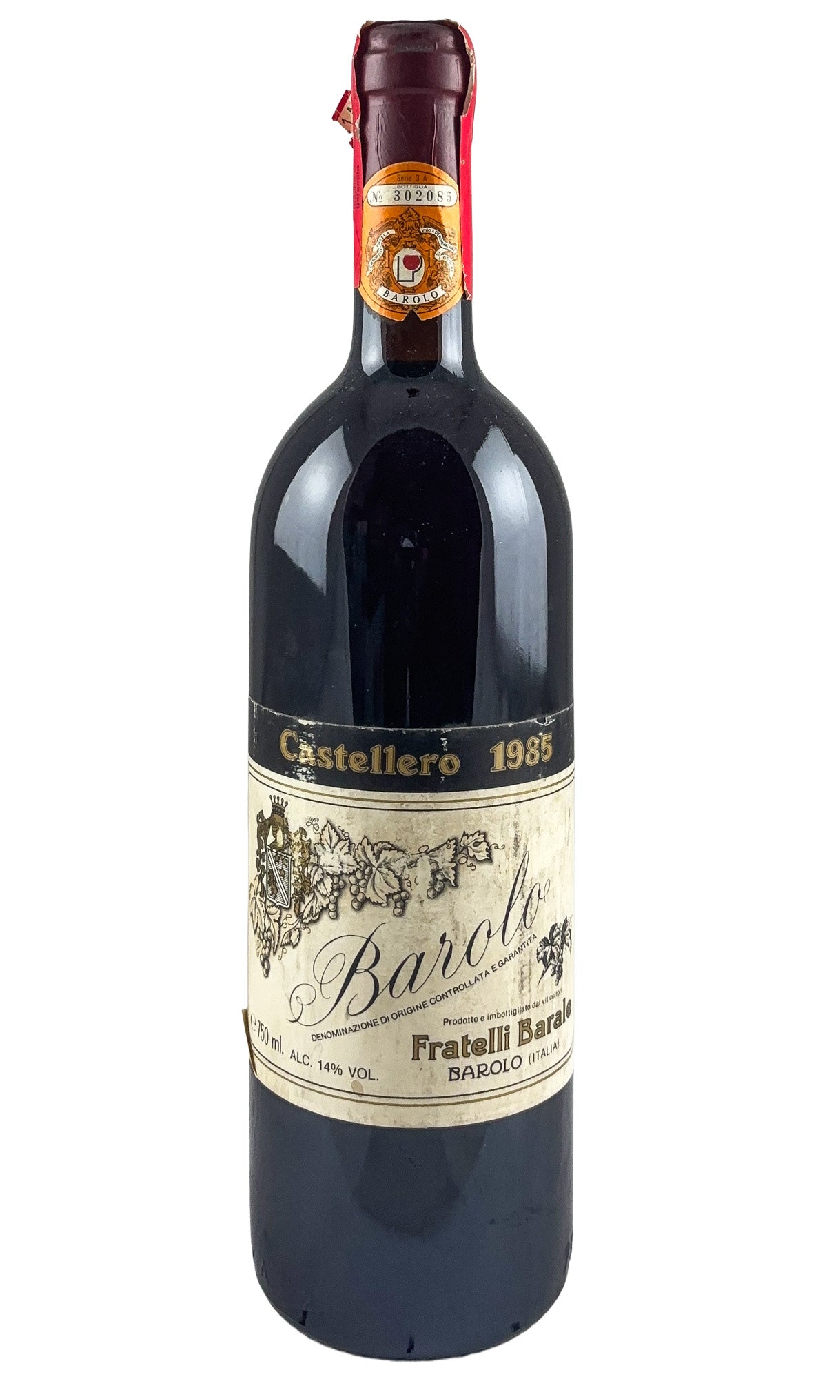 Bottle of Barale Fratelli, Barolo Castellero, 1985 - Red Wine - Flatiron Wines & Spirits - New York