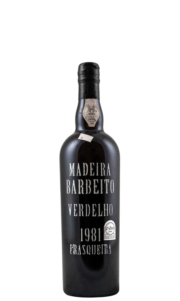 Bottle of Barbeito, Madeira Verdelho Frasqueira, 1981 - Fortified Wine - Flatiron Wines & Spirits - New York
