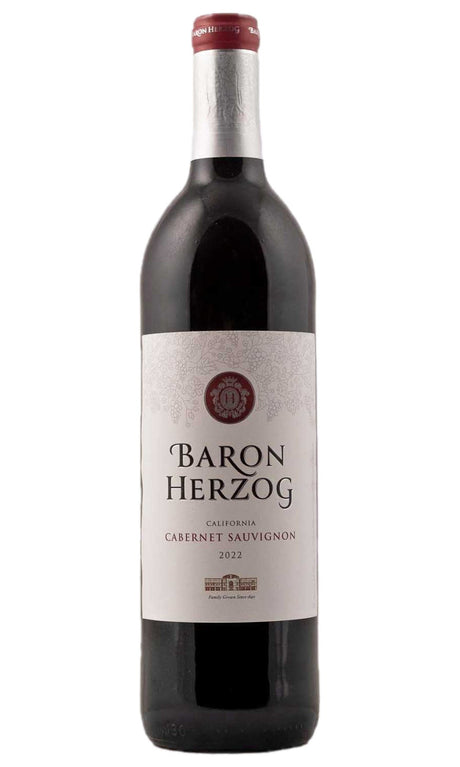 Bottle of Baron Herzog, Cabernet Sauvignon California (Kosher), 2022 - Red Wine - Flatiron Wines & Spirits - New York