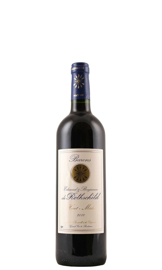Bottle of Barons Edmond Benjamin de Rothschild, Haut-Medoc (Kosher), 2018 - Red Wine - Flatiron Wines & Spirits - New York
