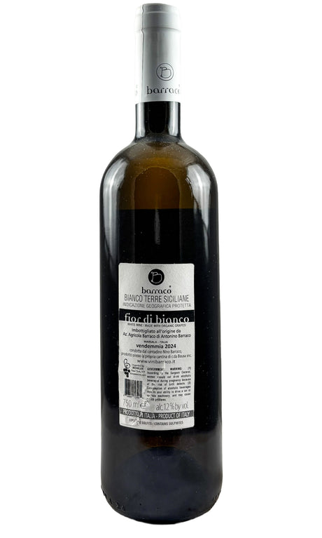 Bottle of Barraco, Bianco Terre Siciliane `Fior di Bianco`, 2024 - White Wine - Flatiron Wines & Spirits - New York