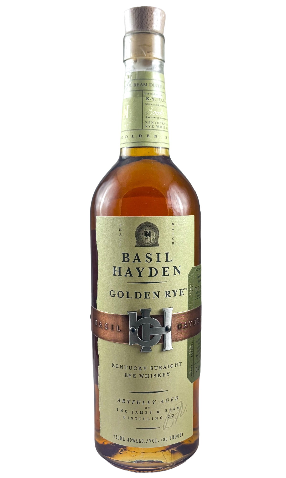 Bottle of Basil Hayden's, Golden Rye Whiskey - Spirit - Flatiron Wines & Spirits - New York
