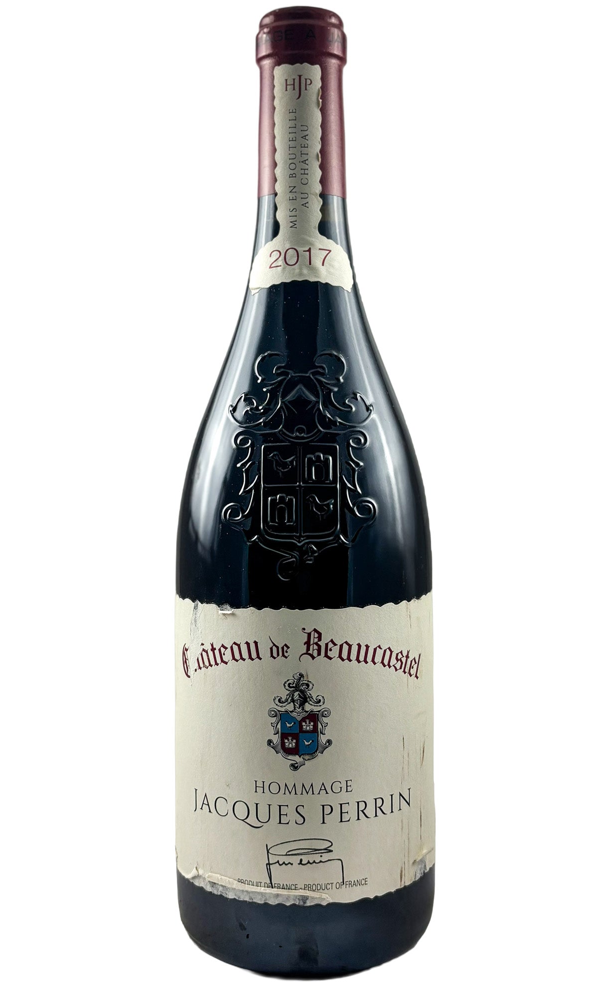 Bottle of Beaucastel, Chateauneuf du Pape Hommage a Jacques Perrin, 2017 - Red Wine - Flatiron Wines & Spirits - New York