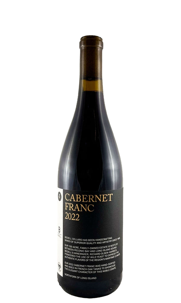 Bottle of Bedell Cellars, Cabernet Franc, 2022 - Red Wine - Flatiron Wines & Spirits - New York