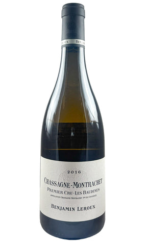 Bottle of Benjamin Leroux, Chassagne Montrachet 1er Cru Les Baudines, 2016 - White Wine - Flatiron Wines & Spirits - New York