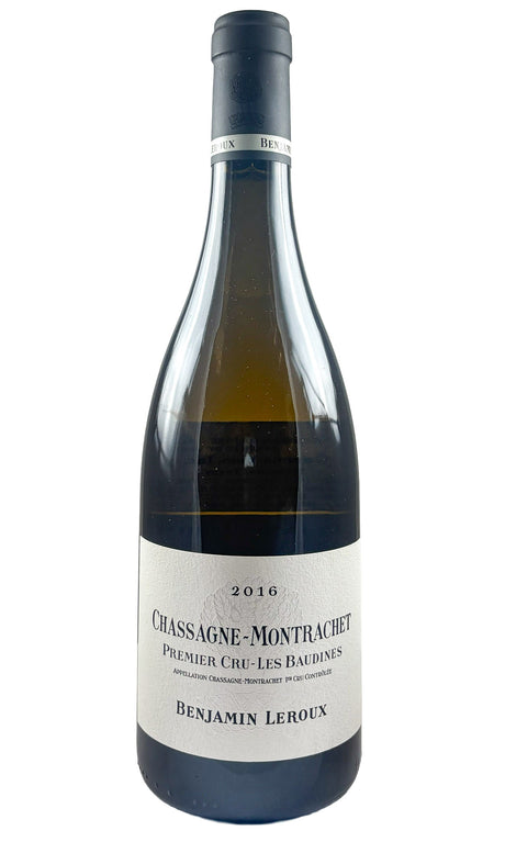 Bottle of Benjamin Leroux, Chassagne Montrachet 1er Cru Les Baudines, 2016 - White Wine - Flatiron Wines & Spirits - New York