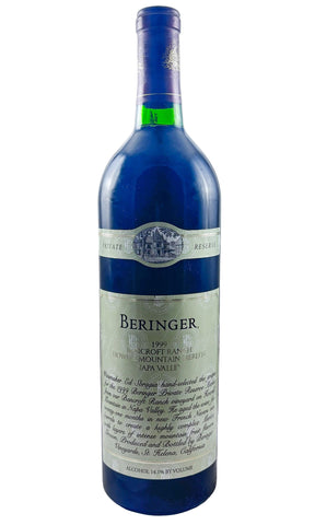 Bottle of Beringer, Napa Valley Merlot Bancroft Ranch Howell Mountain, 1999 - Red Wine - Flatiron Wines & Spirits - New York