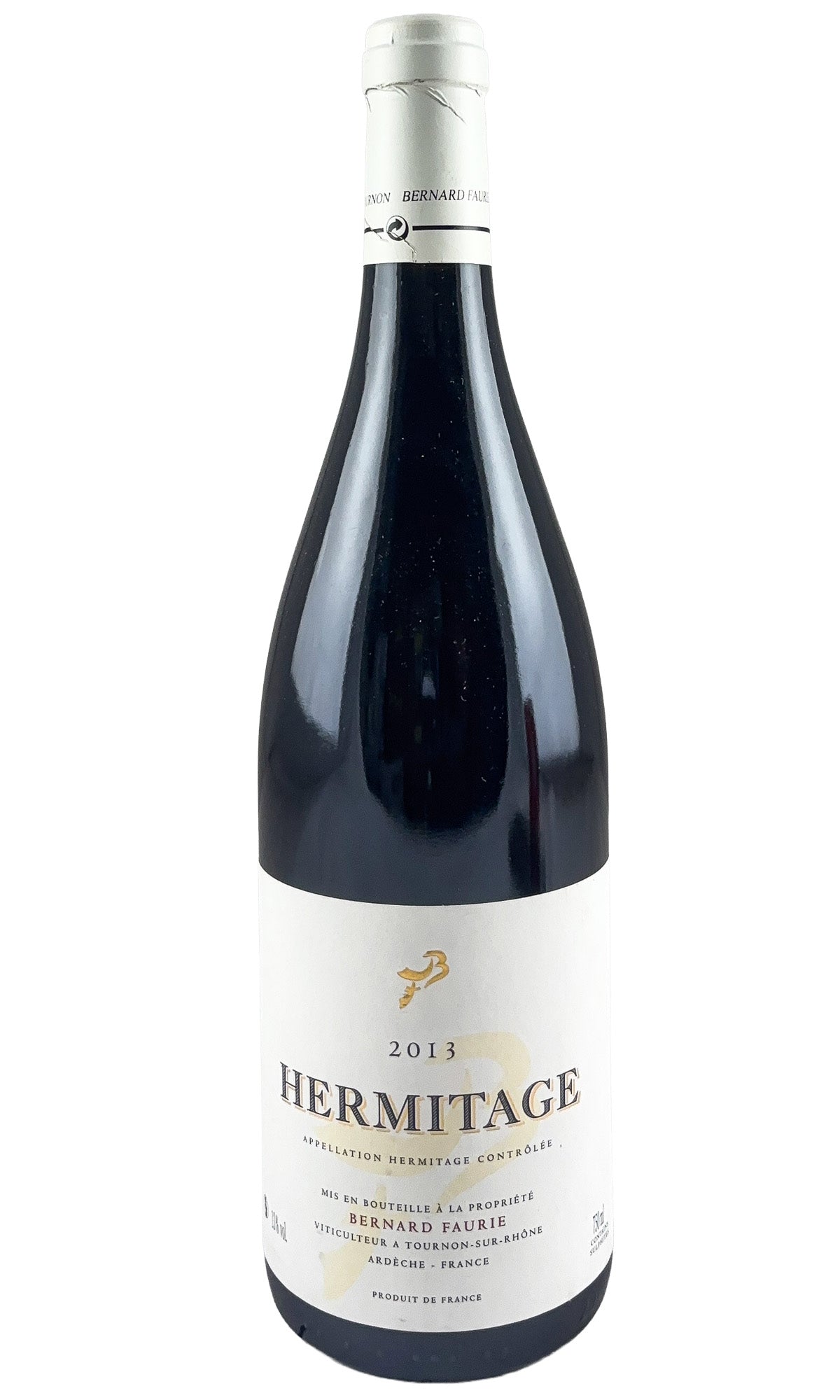 Bottle of Bernard Faurie, Hermitage Greffieux-Bessards, 2013 - Red Wine - Flatiron Wines & Spirits - New York