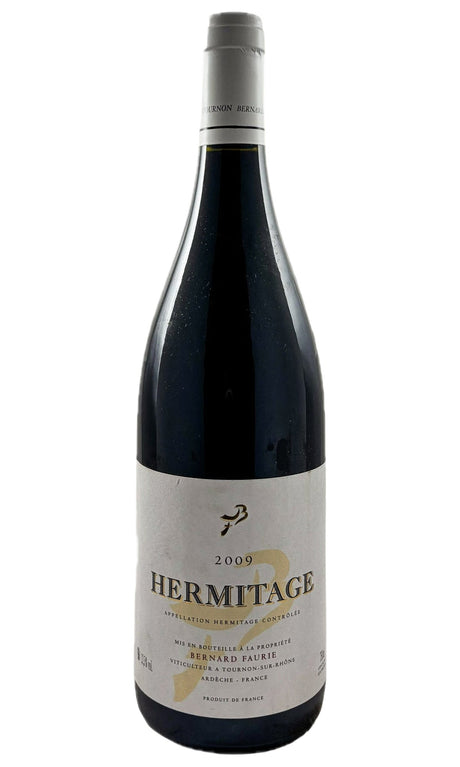 Bottle of Bernard Faurie, Hermitage Greffieux-Bessards (Cream Capsule), 2009 - Red Wine - Flatiron Wines & Spirits - New York