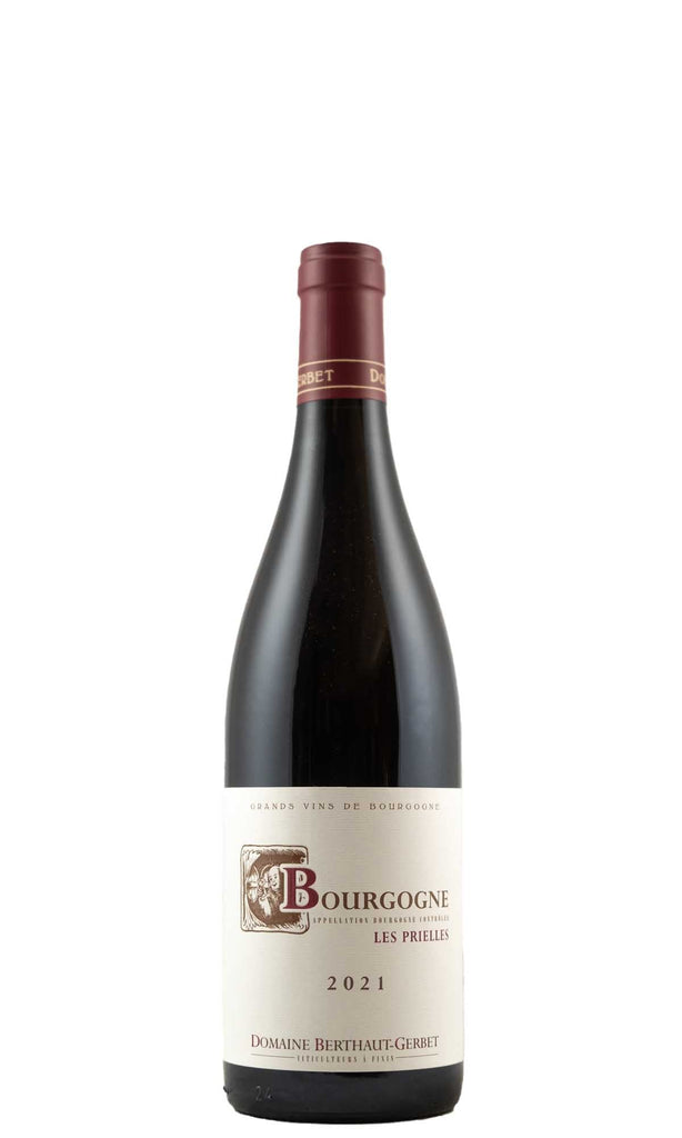 Bottle of Berthaut-Gerbet, Bourgogne les Prielles, 2021 - Red Wine - Flatiron Wines & Spirits - New York