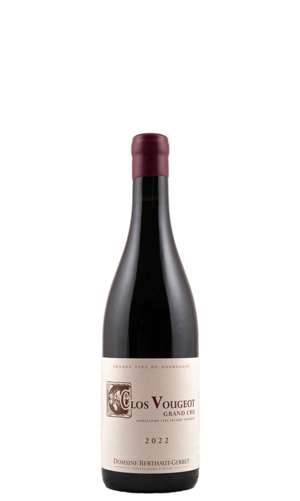 Bottle of Berthaut-Gerbet, Clos de Vougeot Grand Cru, 2022 - Red Wine - Flatiron Wines & Spirits - New York