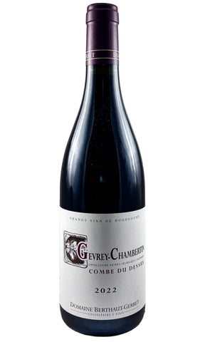 Bottle of Berthaut-Gerbet, Gevrey-Chambertin Combe du Dessus, 2022 - Red Wine - Flatiron Wines & Spirits - New York