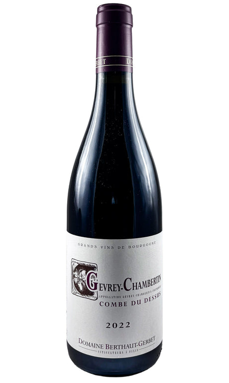 Bottle of Berthaut-Gerbet, Gevrey-Chambertin Combe du Dessus, 2022 - Red Wine - Flatiron Wines & Spirits - New York