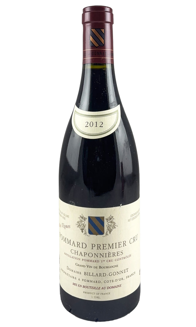 Bottle of Billard-Gonnet, Pommard 1er Chaponnieres Vieilles Vignes, 2012 - Red Wine - Flatiron Wines & Spirits - New York