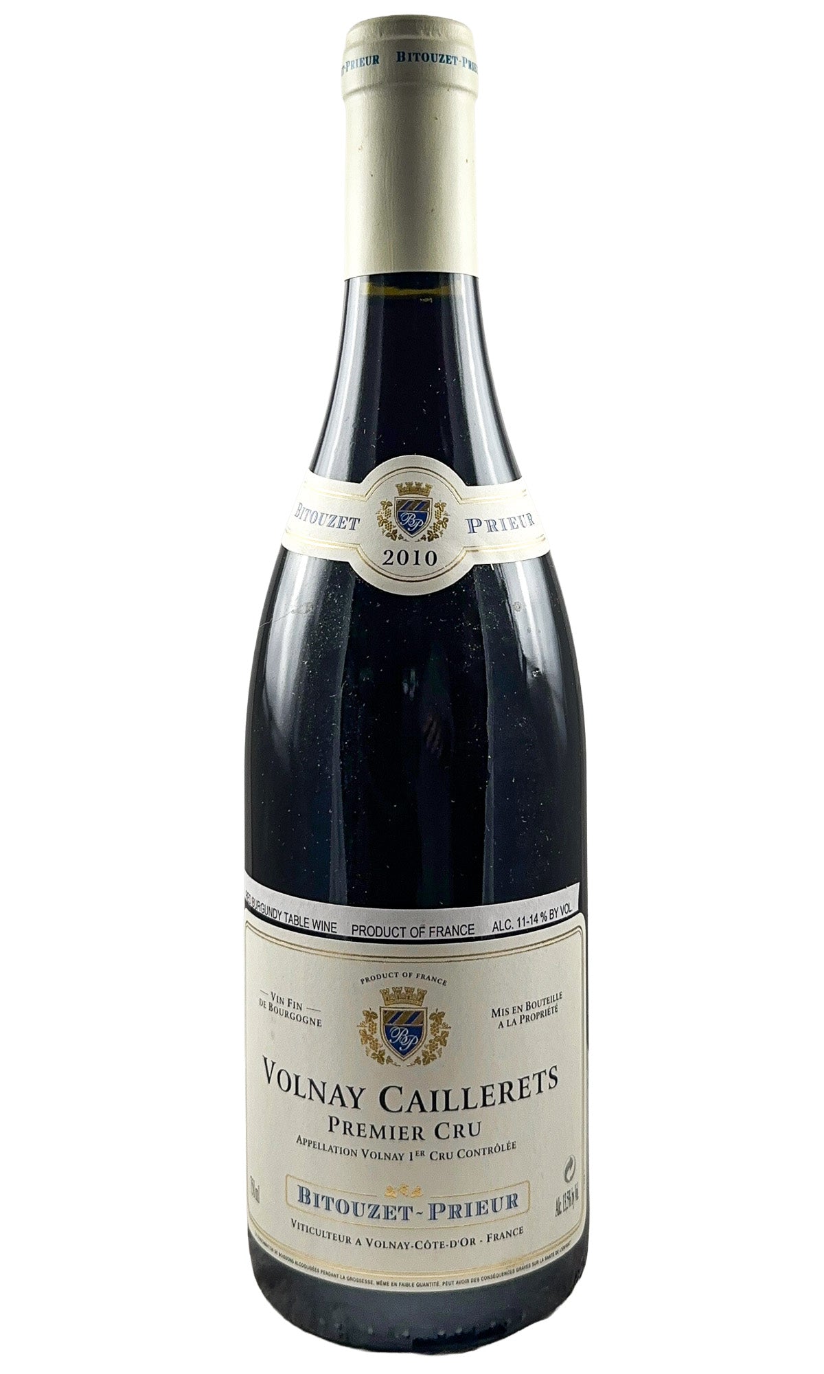 Bottle of Bitouzet-Prieur, Volnay 1er Cru Caillerets, 2010 - Red Wine - Flatiron Wines & Spirits - New York