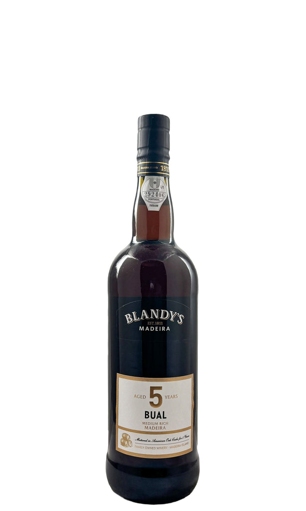 Bottle of Blandy's, 5 Year Old Medium Rich Bual Madeira, NV - Dessert Wine - Flatiron Wines & Spirits - New York