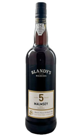 Bottle of Blandy's, 5 Year Old Rich Malmsey Madeira, NV - Fortified Wine - Flatiron Wines & Spirits - New York