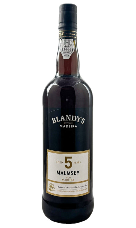 Bottle of Blandy's, 5 Year Old Rich Malmsey Madeira, NV - Fortified Wine - Flatiron Wines & Spirits - New York