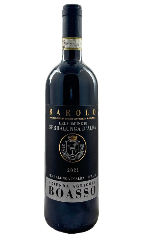 Bottle of Boasso, Barolo "Commune di Serralunga", 2021 - Red Wine - Flatiron Wines & Spirits - New York