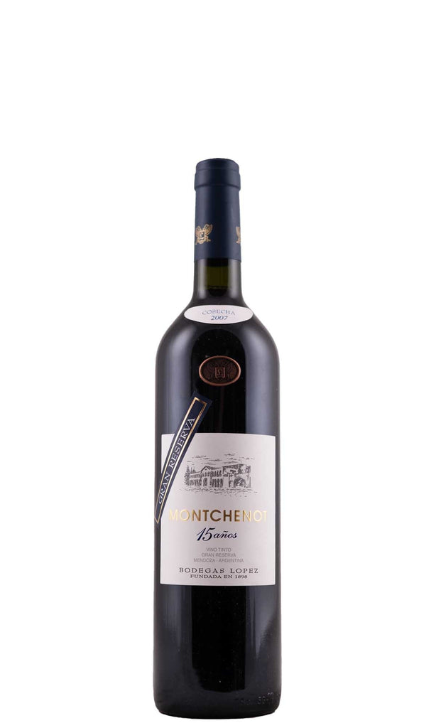 Bottle of Bodegas Lopez, Montchenot 15 Anos Gran Reserva Vino Tinto Mendoza, 2007 - Red Wine - Flatiron Wines & Spirits - New York