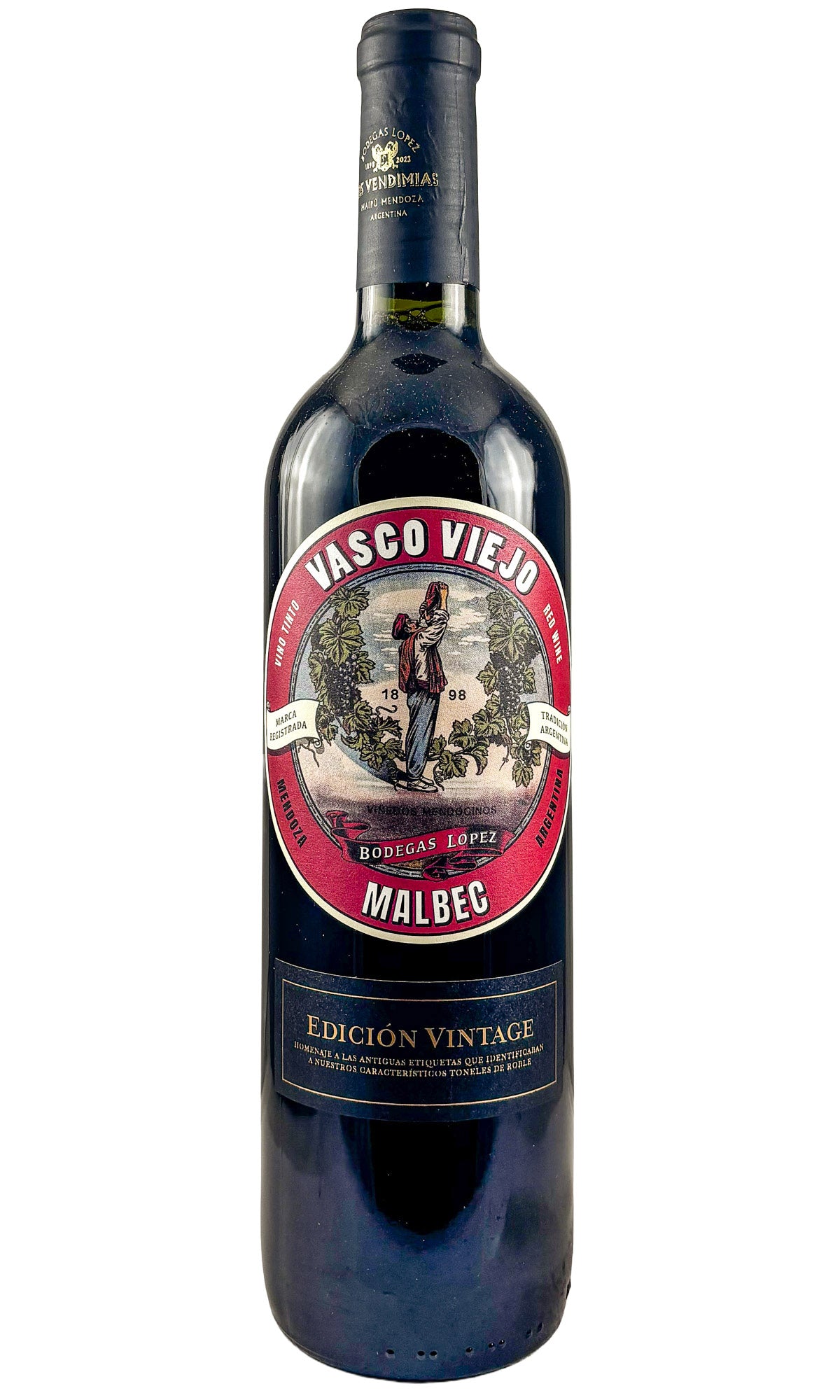 Bottle of Bodegas Lopez, Vasco Viejo Malbec Mendoza, 2025 - Red Wine - Flatiron Wines & Spirits - New York