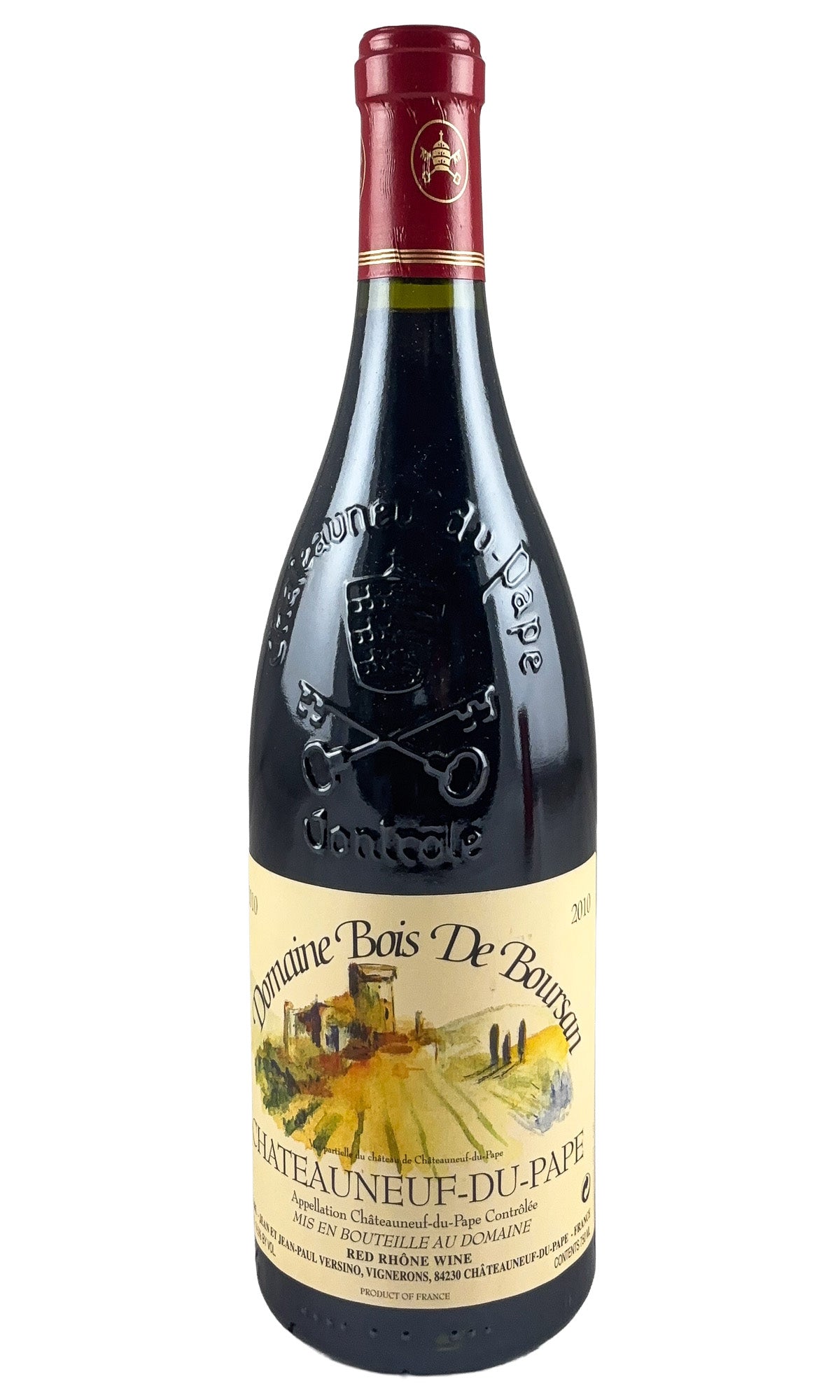 Bottle of Bois de Boursan, Chateauneuf-du-Pape Rouge, 2010 - Red Wine - Flatiron Wines & Spirits - New York