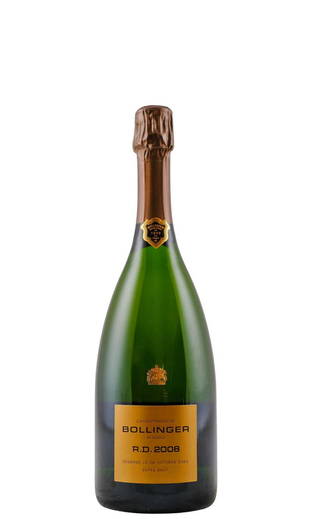 Bottle of Bollinger, Champagne Extra Brut RD, 2008 - White Wine - Flatiron Wines & Spirits - New York