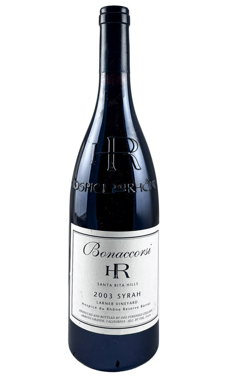 Bottle of Bonaccorsi, Hospice du Rhone Syrah Larner Vineyard, 2003 - Red Wine - Flatiron Wines & Spirits - New York