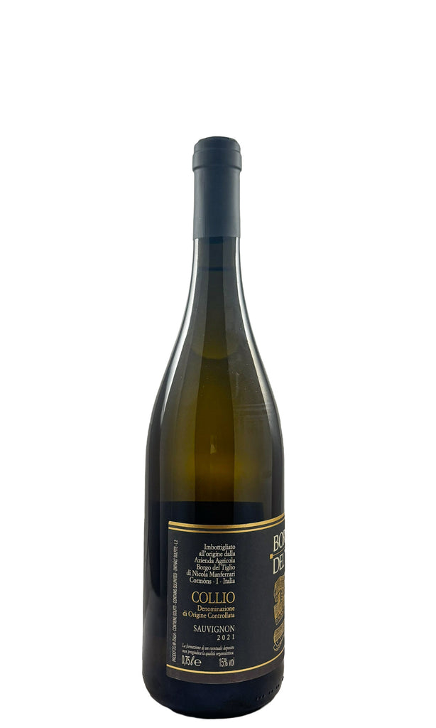 Bottle of Borgo del Tiglio, Sauvignon Dark Label, 2021 - White Wine - Flatiron Wines & Spirits - New York