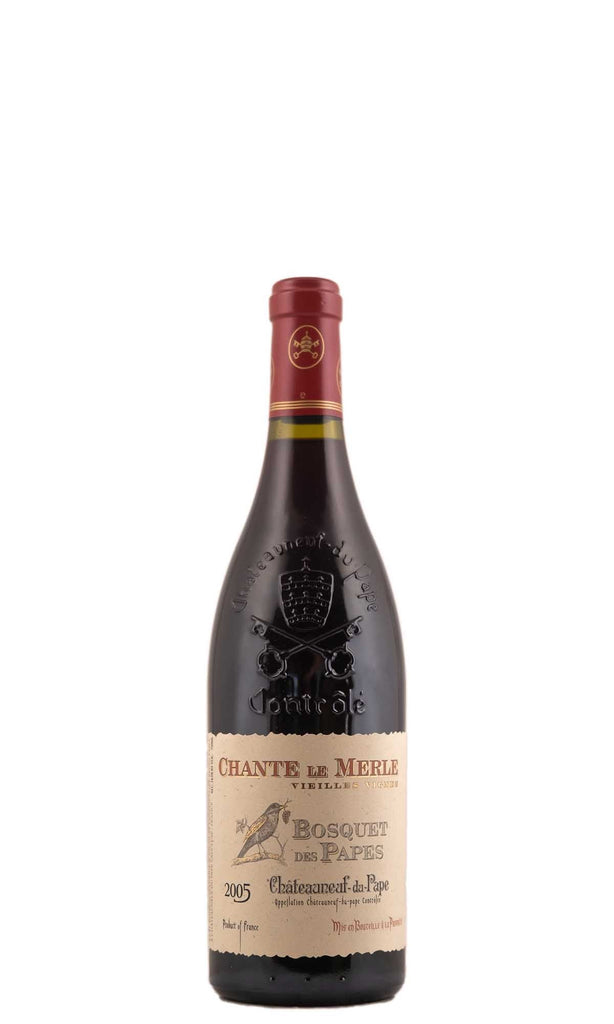 Bottle of Bosquet des Papes, Chateauneuf-du-Pape 'Chante le Merle', 2005 - Red Wine - Flatiron Wines & Spirits - New York