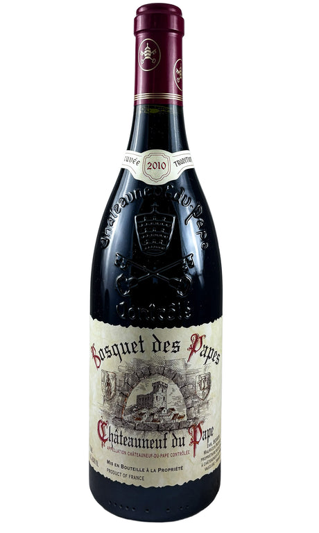 Bottle of Bosquet des Papes, Chateauneuf du Pape Cuvee Tradition, 2010 - Red Wine - Flatiron Wines & Spirits - New York