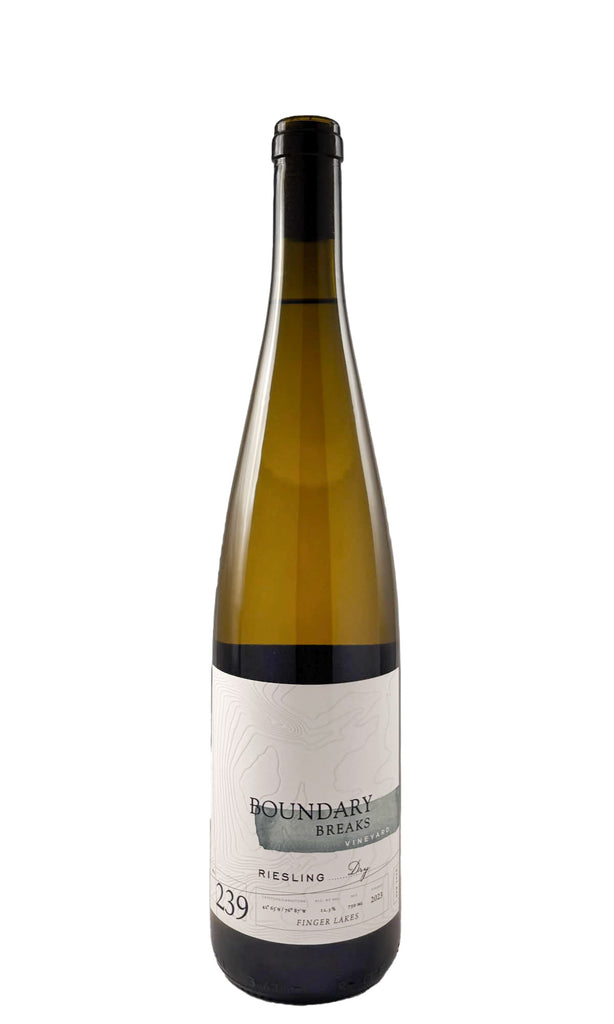 Bottle of Boundary Breaks, Dry Riesling No. 239 Finger Lakes, 2023 - White Wine - Flatiron Wines & Spirits - New York