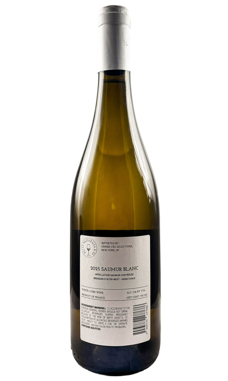 Bottle of Brendan Stater-West, Saumur Blanc, 2025 - White Wine - Flatiron Wines & Spirits - New York