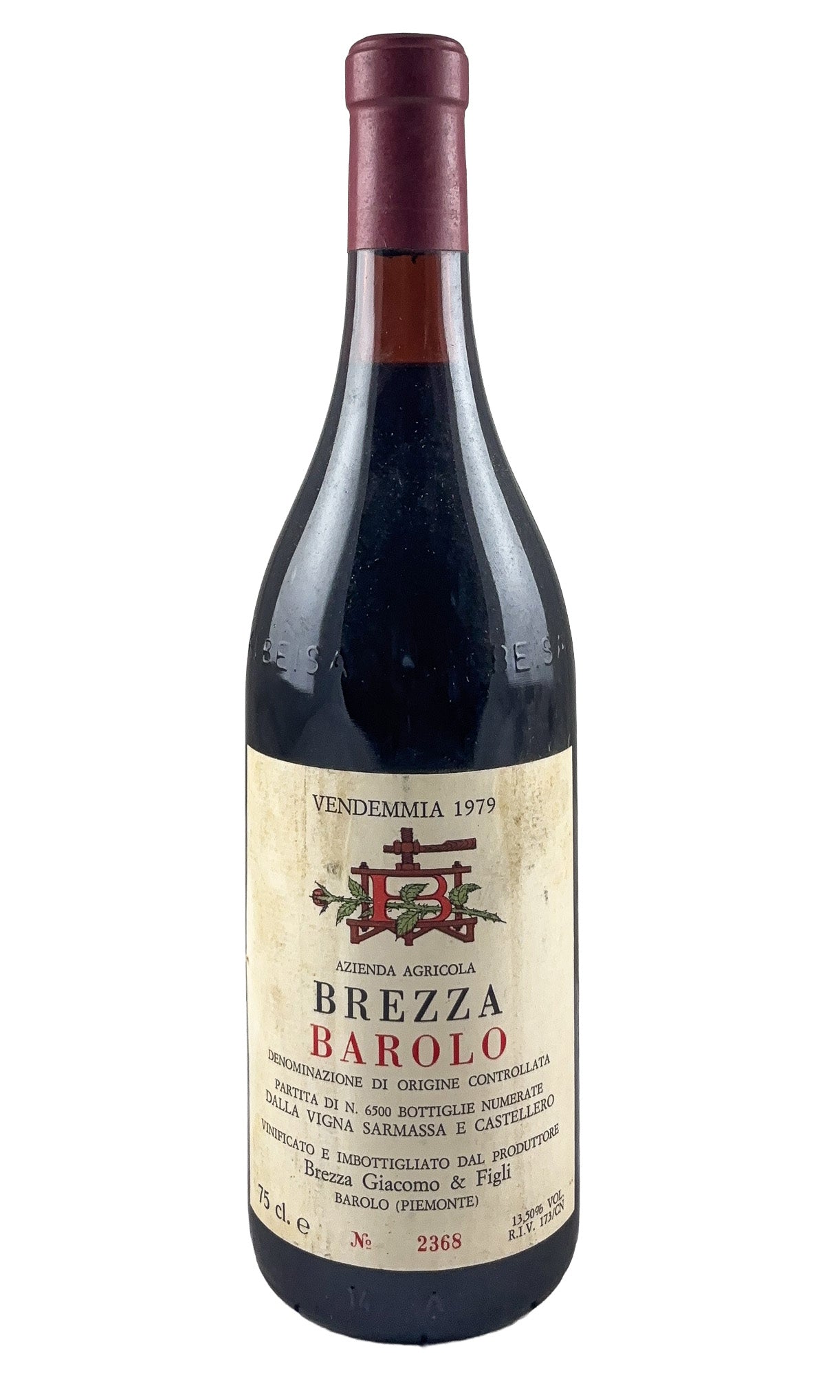 Bottle of Brezza, Barolo, 1979 - Red Wine - Flatiron Wines & Spirits - New York