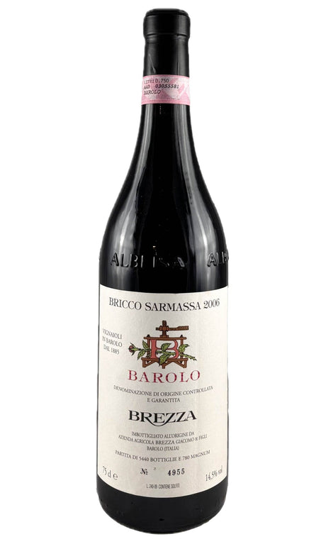 Bottle of Brezza, Barolo Bricco Sarmassa, 2006 - Red Wine - Flatiron Wines & Spirits - New York