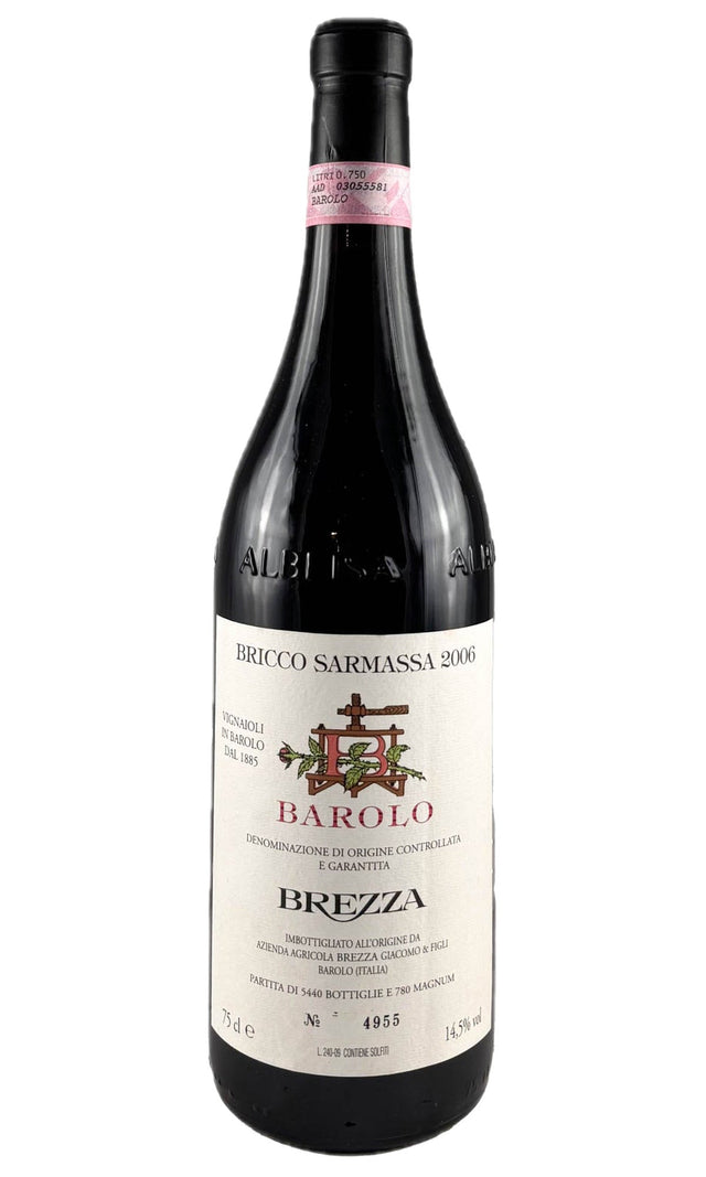 Bottle of Brezza, Barolo Bricco Sarmassa, 2006 - Red Wine - Flatiron Wines & Spirits - New York
