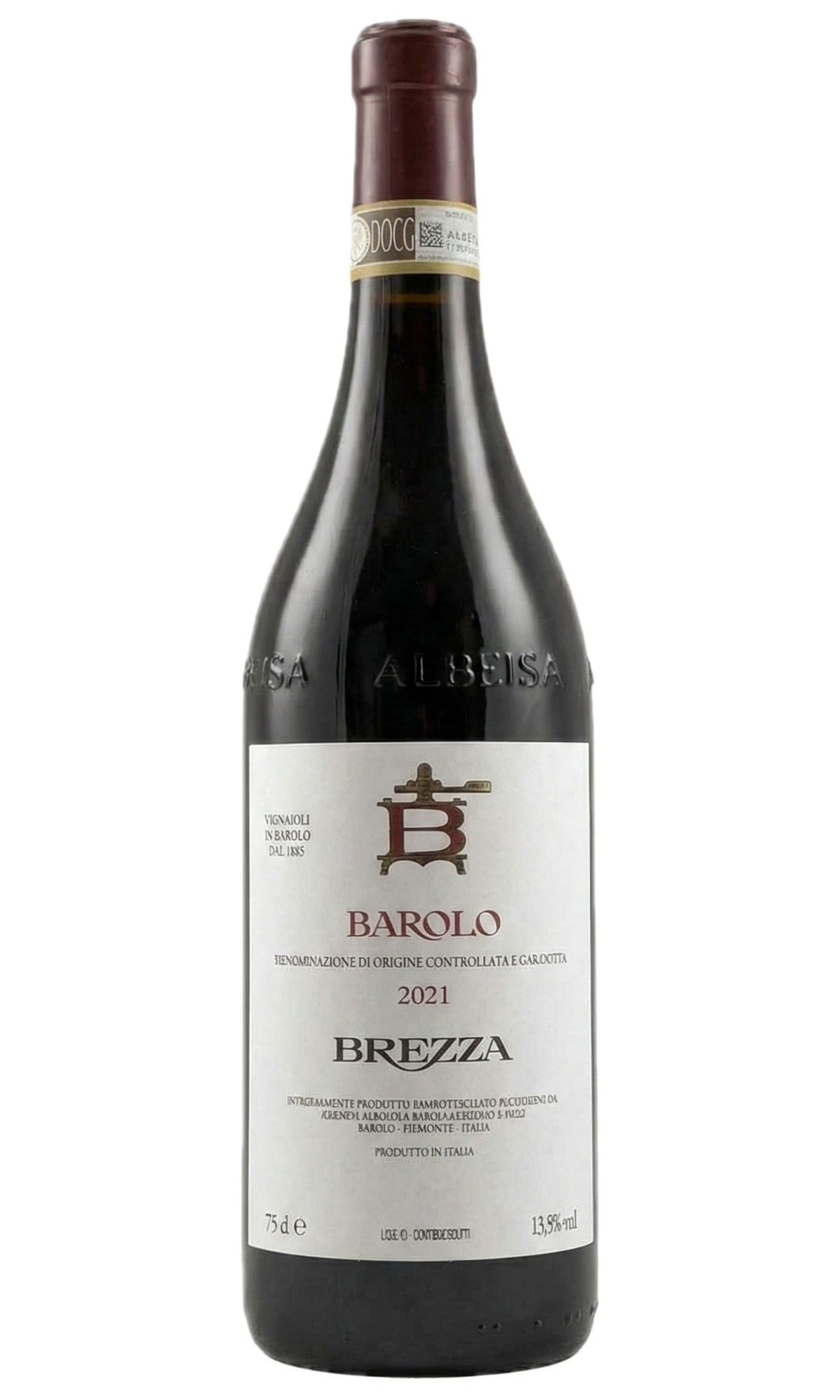 Bottle of Brezza, Barolo Classico, 2021 - Red Wine - Flatiron Wines & Spirits - New York