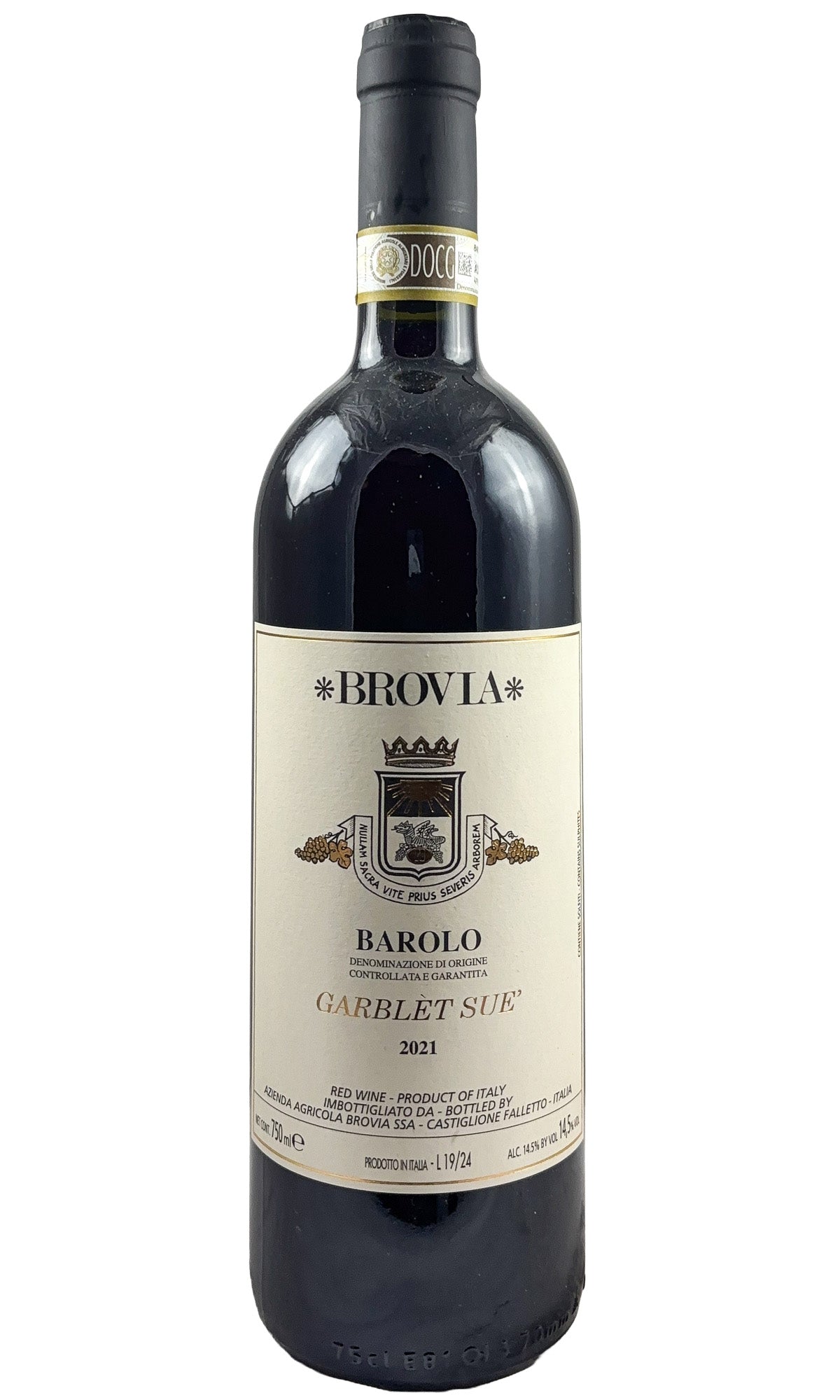 Bottle of Brovia, Barolo Garblet Sue, 2021 - Red Wine - Flatiron Wines & Spirits - New York