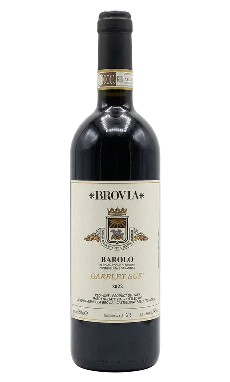 Bottle of Brovia, Barolo Garblet Sue, 2022 - Red Wine - Flatiron Wines & Spirits - New York