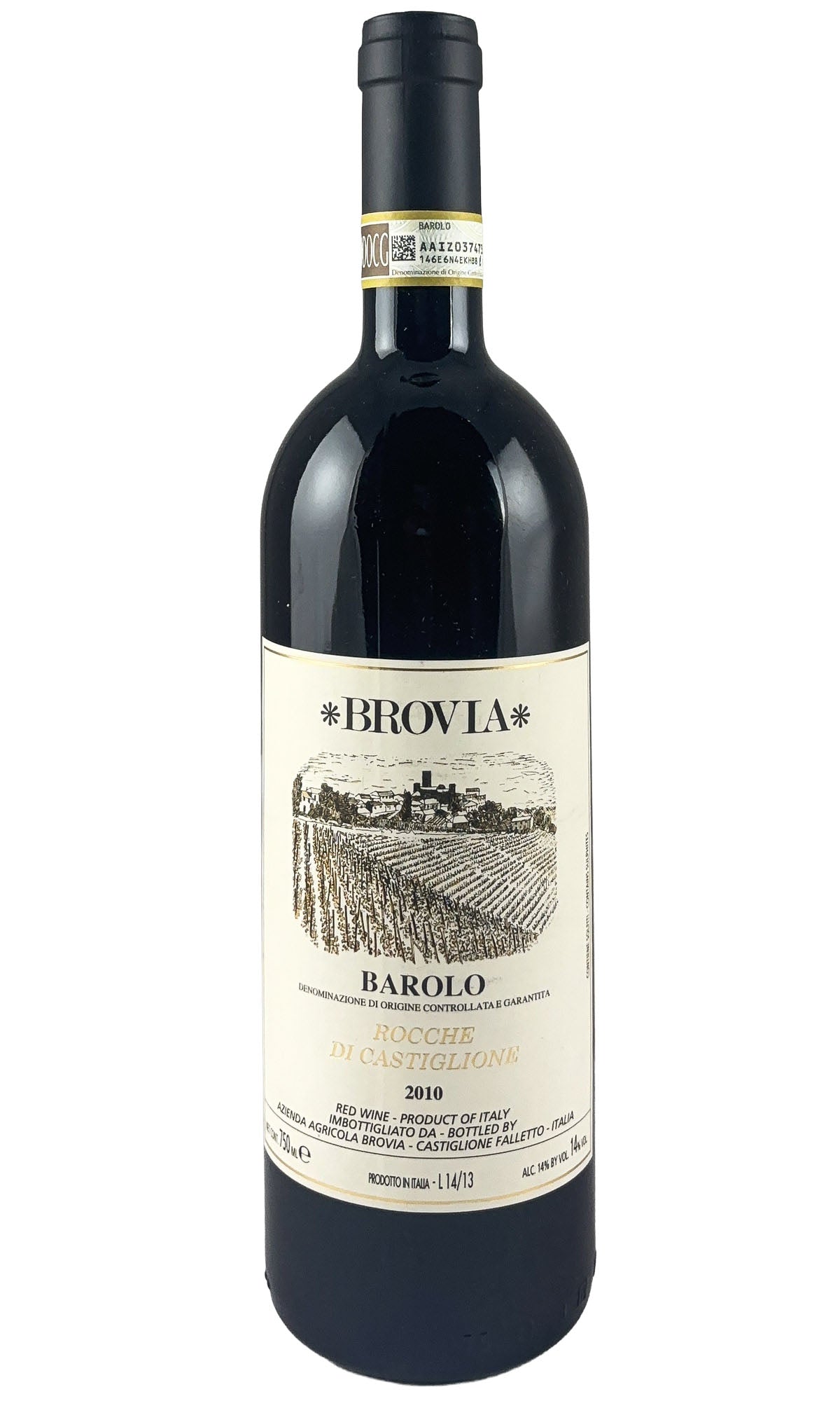 Bottle of Brovia, Barolo Rocche di Castiglione, 2010 - Red Wine - Flatiron Wines & Spirits - New York