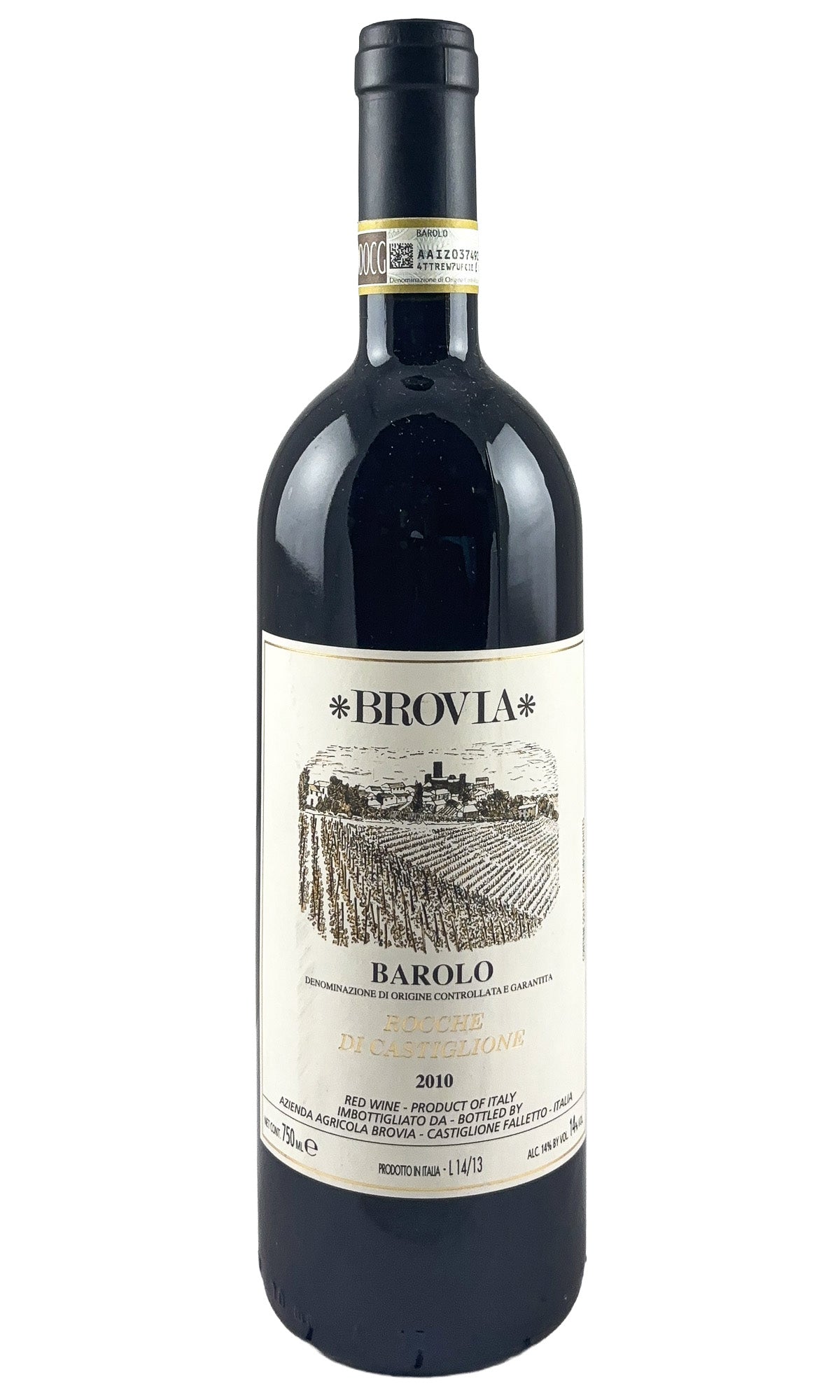 Bottle of Brovia, Barolo Rocche di Castiglione, 2010 - Red Wine - Flatiron Wines & Spirits - New York