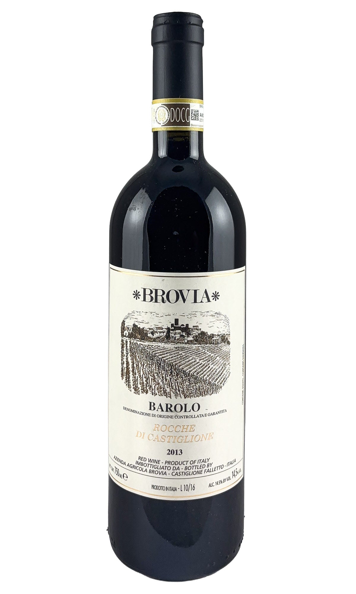 Bottle of Brovia, Barolo Rocche di Castiglione, 2013 - Red Wine - Flatiron Wines & Spirits - New York