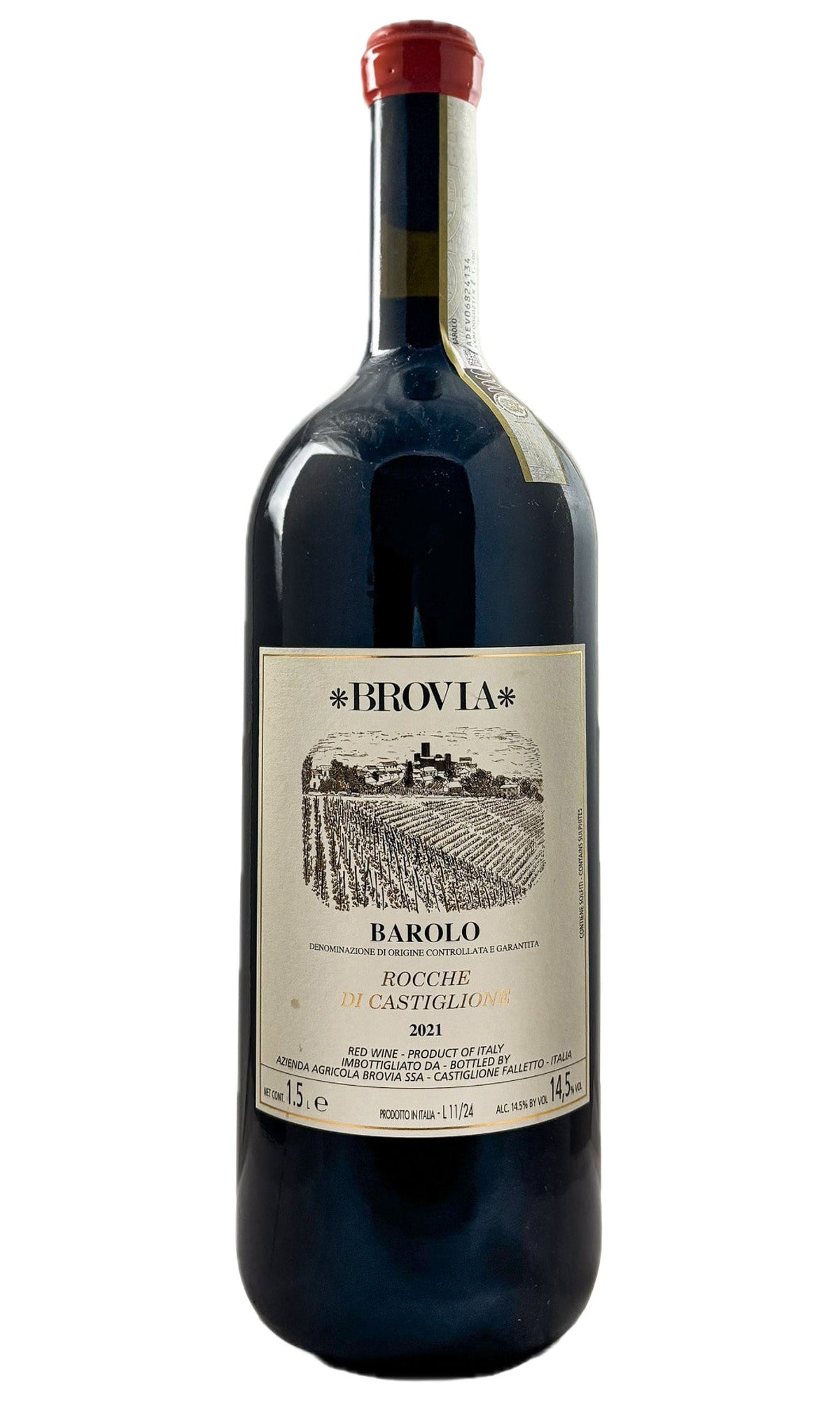 Bottle of Brovia, Barolo Rocche di Castiglione, 2021 (1.5L) - Red Wine - Flatiron Wines & Spirits - New York