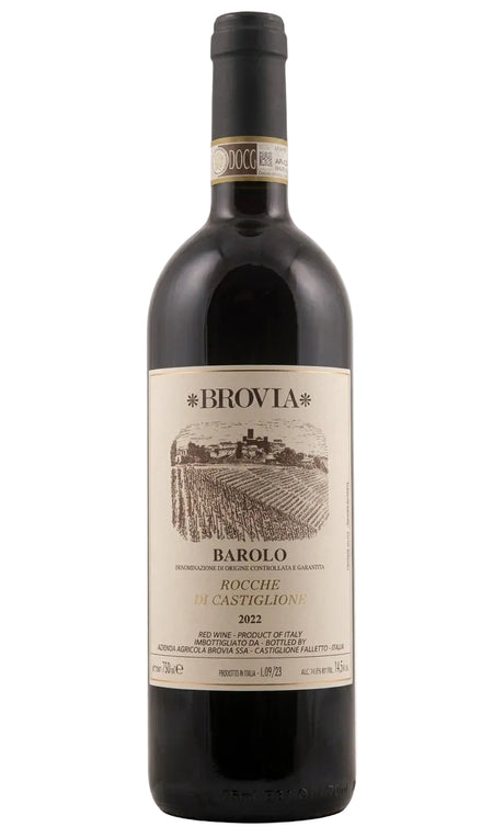 Bottle of Brovia, Barolo Rocche di Castiglione, 2022 - Red Wine - Flatiron Wines & Spirits - New York